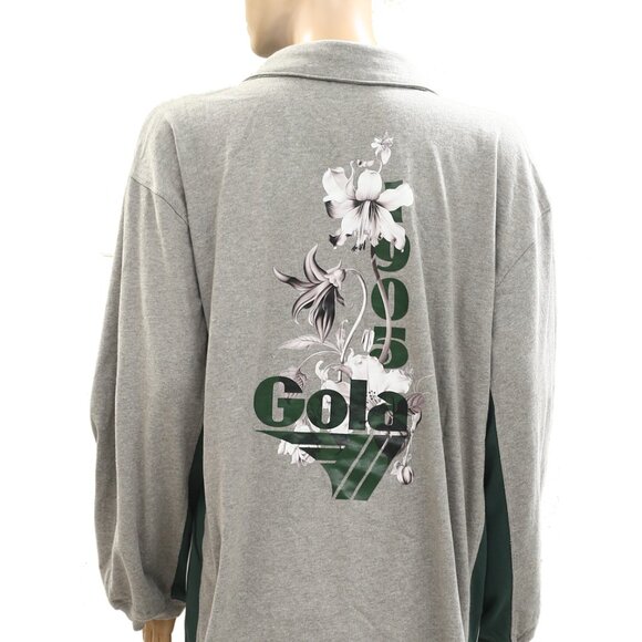 Gola x Anthropologie Team Jersey Mini Dress Floral Graphic Striped M NWT 276506 - Picture 8 of 10